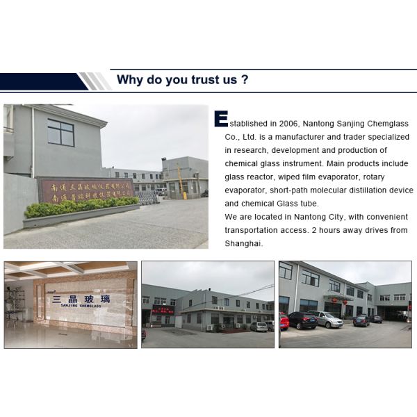 High Pressure 5l Short Path Distillation Kit Vessels Molecular Practical