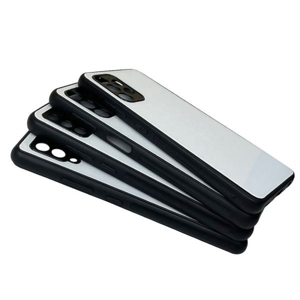 Tempered Glass Sublimation Phone Case Blank Cover 2D TPU PC Phone Cases For Samsung