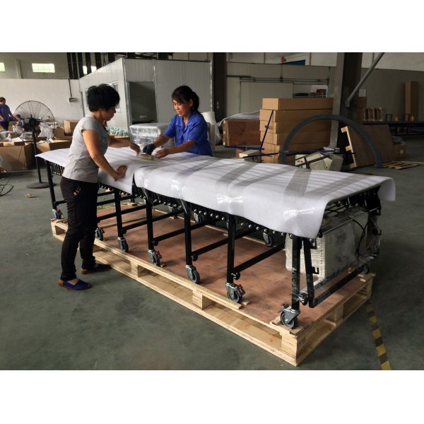 Flexible Expandable Motorized Roller Conveyor,Powered Roller Conveyor