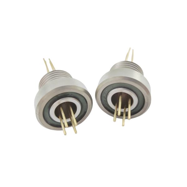 Screw Mounting Hermetic Feedthrough Connectors Electroless Nickel Contact Plating -70.C to 300.C