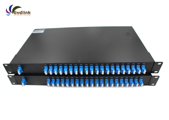 Buy cheap Flattop Dual Fiber 0.8nm 40ch C21 DWDM Mux Demux product