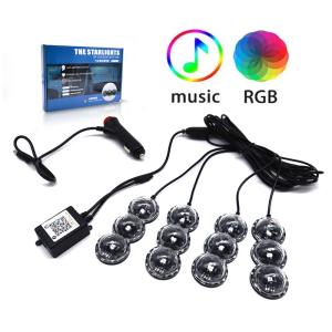 Buy cheap Foot Star LED Car Atmosphere Light Car APP Mobile Phone Bluetooth product