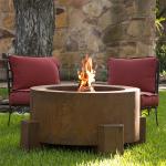Buy cheap Outdoor Heater Multi-function Round Metal Fire Pit Corten Steel Fire Table product