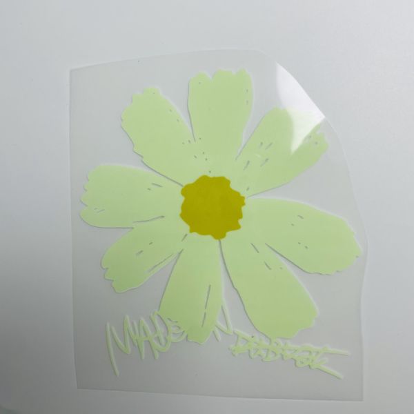 Waterproof Glow In The Dark Sticker Heat Sealing Custom Heat Press Stickers High Visibility