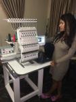New technology one head high speed barudan embroidery machine