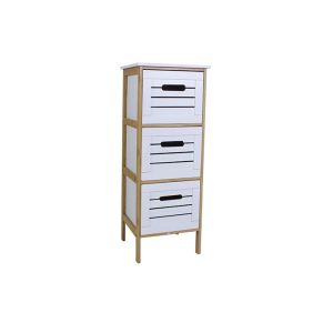 Buy cheap BSCI 86cm High Bedside Storage Cabinet With 3 Drawers product