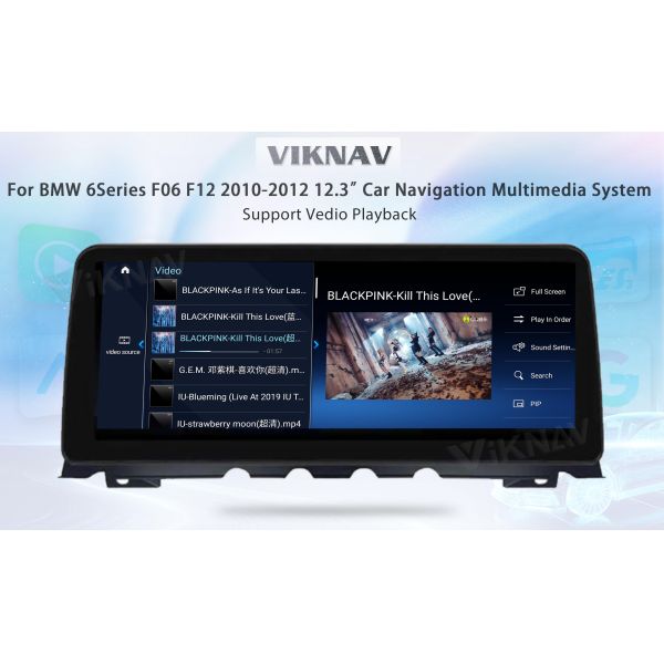 Viknav Car Radio 12.3 inch For BMW 6 Series F06 F12 2010-2012 NBT System Wireless Android Auto Carplayer GPS Navigation