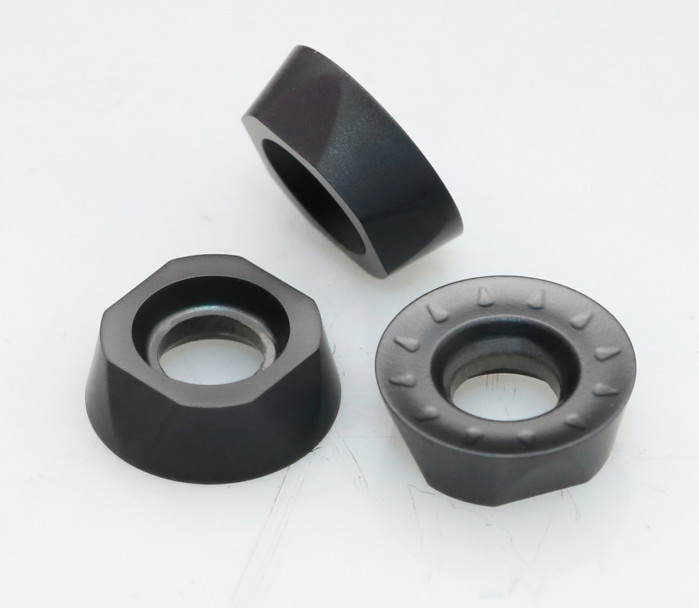 Internal And External Indexable Carbide Inserts RPMT08T2MO For Cast Iron
