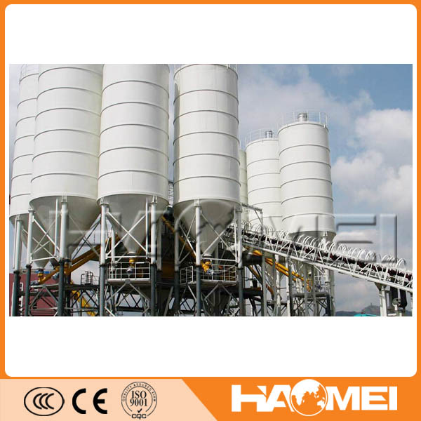 90m3/h wet twin shafts mixer concrete batching plant price