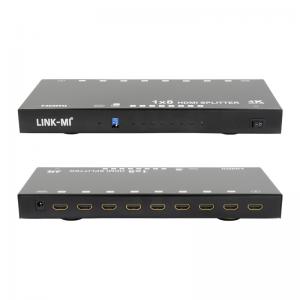 China 8 Ports 4K HDMI Splitter Video Splitter 3d EDID 1 In 8 Out Duplicator For 8 TVs on sale