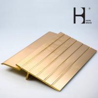 China Hot Sales 9ft Straight Non-slip Brass Insert for Stair Usage Lead Copper Alloy Brass Extruding Profiles for Decoration for sale