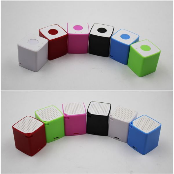 Laptop Led Cube Bluetooth Speaker 62.5g Light Up Cube Speaker Computers PC