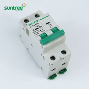 Buy cheap MCB 2P 10kA Mini SCB8-63H AC Circuit Breakers product