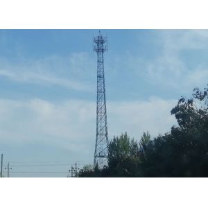 Buy cheap Wireless Communication Tower , 0 - 330KM / H GSM Residential Antenna Tower product