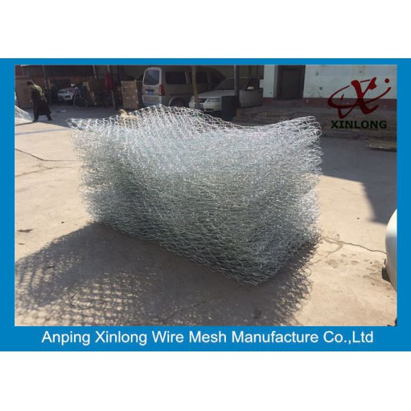 Double Twisted Hexagonal Hot Dipped Galvanized Gabion Baskets
