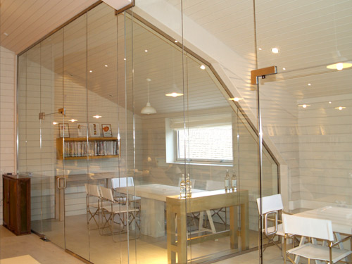 Movable Glass Partition For Office, 12mm tempered Clear glass