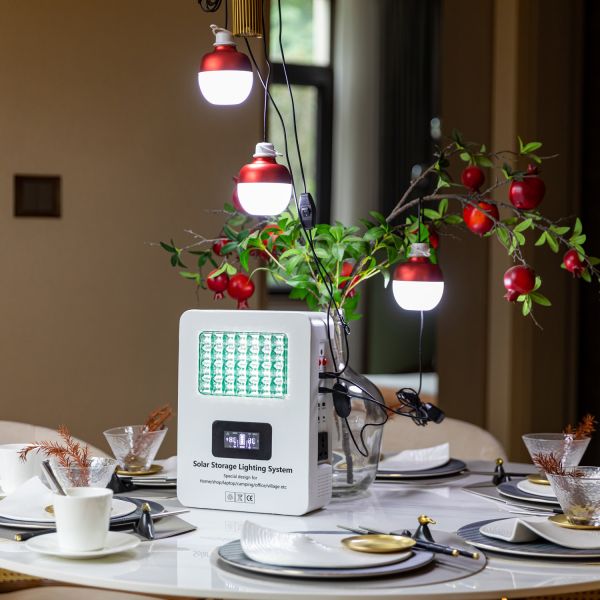 High-Efficiency Portable Solar Generating Systems White 16V 25AH Battery