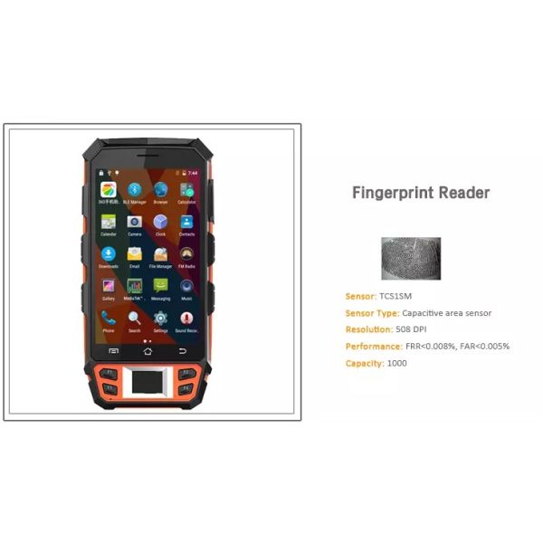 5" Portable POS Terminal Barcode Scanner UHF RFID Android PDA Data Collection