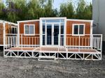 Fast Assembly Prefabricated Expandable Container House Detachable 20ft