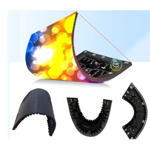 High Refresh Rate Indoor Flexible LED Module IP31 Rating For Advertising
