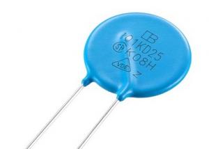 China Overvoltage Suppression Fast Response VDR 25mm Zinc Oxide Varistor Resistor 25D101K 100V For Surge Protection on sale