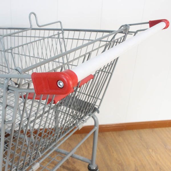 American Style Shopping Trolley 175L Customizable Large Supermarket Grocery Store Foldable Child Seat