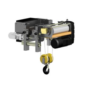 Single girder overhead travelling crane with wire rope electric hoists