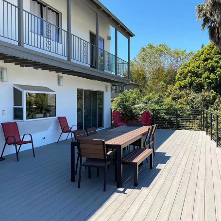 150MM Moisture Proof Interior Wpc Flooring Balcony Wpc Hollow Impact Resistance