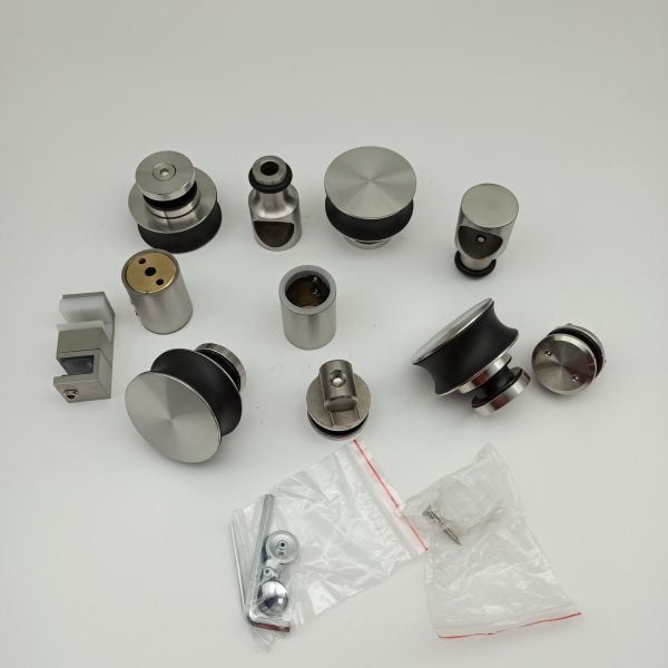 Sliding Door Kit Open Style Sliding with 304 Stainless Steel 25*2.0mm Solid Round Bar