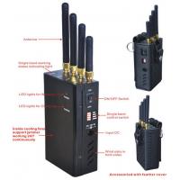 China 4 Antenna Portable Cell Phone GSM 3G WIFI Signal Jammer Blocker W/ Single Band Switch for sale