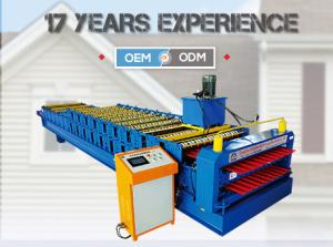 Buy cheap double roll forming roofing machine product