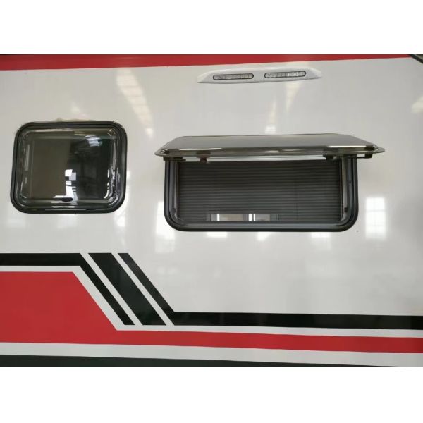 Dark Grey Acrylic Sheet For Rv Recreational Vehicle Camper Trucks Push Out Window