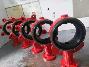 China Vulcanized EPDM Seat Butterfly Valve Accessories Size Range 2 Inch - 24 Inch on sale