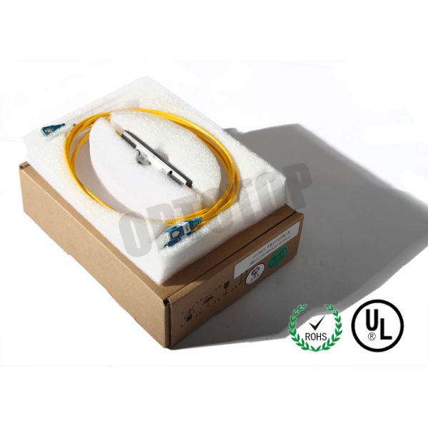 1 x 2 Mini Fiber Optic Pigtail 1 m For Telecommunication High Reliability