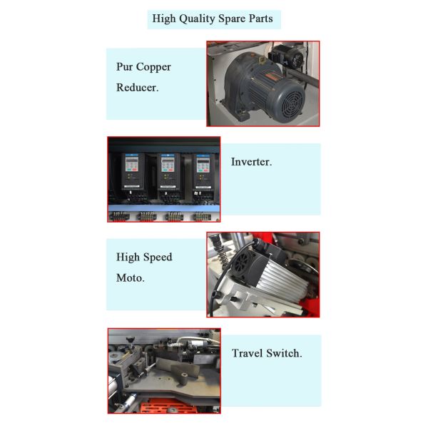 4100x800x1560mm Automatic Mdf Melting Edge Banding Machine for Woodworking Panels