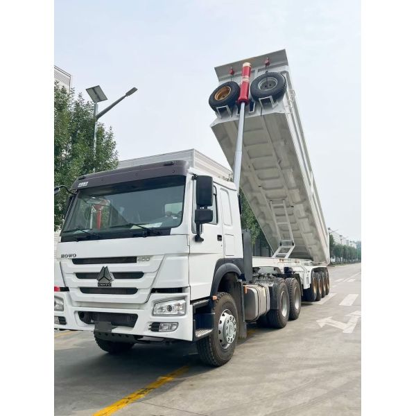 Ultimate 4 Axle Truck Trailer Dump Trailer for Heavy Industries