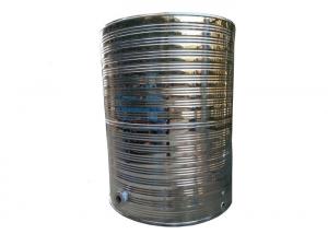 Buy cheap Cylinder Shape Water Storage Tanks , Vertical Stainless Steel Water Tank product