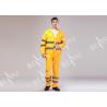 80% Polyester 20% Cotton Twill Safety Work Clothes High Visable Orange Jacket Bib Pants Suit for sale