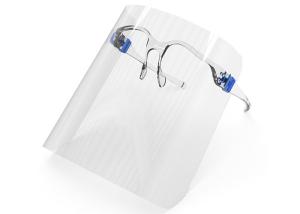 Buy cheap Recycled Reusable Ppe Clear elastic Headband Face Shield With Glasses product