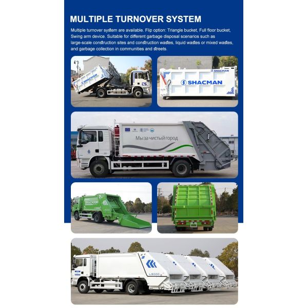 10 Ton 12 Ton Rear Loader Compactor Garbage Truck Small Self Loading Garbage Truck