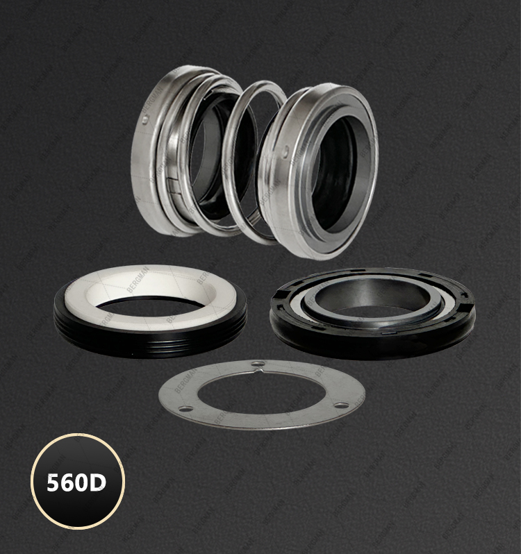BERGMAN 560D Mechanical Seal 17mm 18mm 20mm for Rotary Pumps