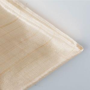 Buy cheap Golden Heat Treated Fiberglass Fabric HT200 High Temperature Resistance product