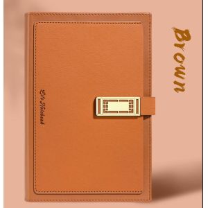 Notebook business leather gift box set custom printable logo