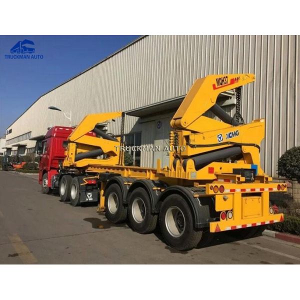 40ft 40 Tons Container Side Loader Trailer High Lifting Capacity 3 Axles Fuwa