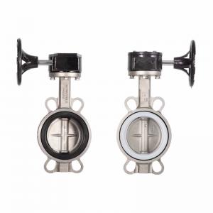 China 6 Inch Gearbox Stainless Steel EPDM Seat Butterfly Valve for Water Industrial Usage on sale