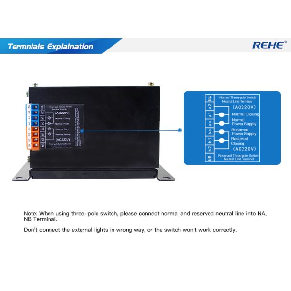 CNNA Series Model Intelligent Automatic Transfer Switch For Generator 3P