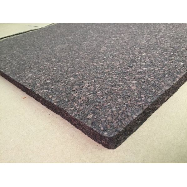 23''x17'' Dark Cork Frameless Cork Board with Rounded Corners for Wall Mounting