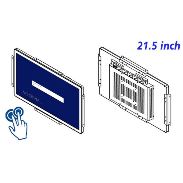 21.5-Inch Advanced Visual Unit for Factory Automation, Educational Applications, Control Rooms, and Public Service Points