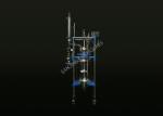 Batch Jacketed Glass Reactor Vessel With Rectification Column Condenser