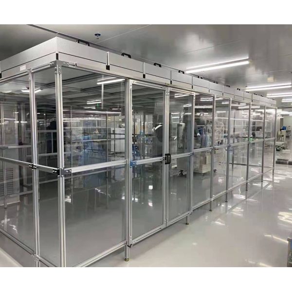 8235m3/H Dust Free Clean Room , Class 100000 EG Steel Portable Cleanbooth